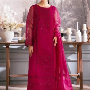 UNSTITCHED EMBROIDERED SUIT