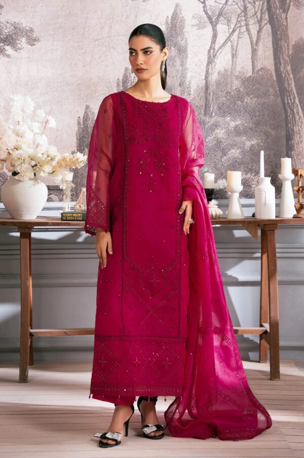 UNSTITCHED EMBROIDERED SUIT